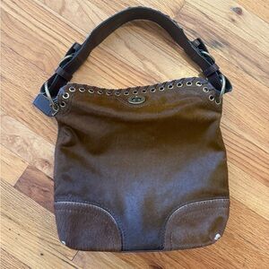 Coach RARE Chelsea Pony hair Brown Handbag